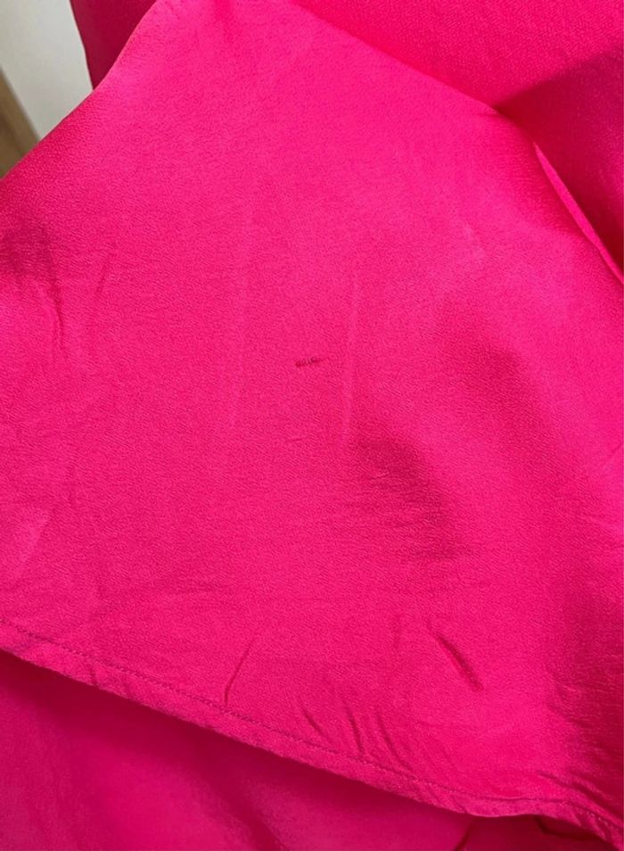 Robe longue en satin fuschia Morgan X Iris Mittenaere - photo numéro 10