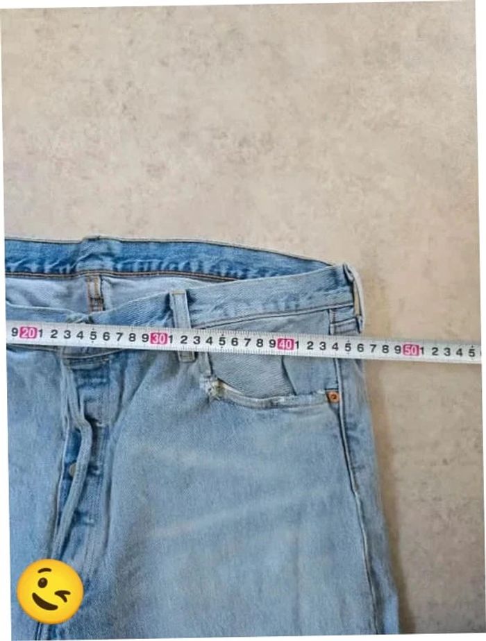 Jeans Levi's 501 W36 FR46 L32 coupe droite bleu Homme Men pan415b - photo numéro 4