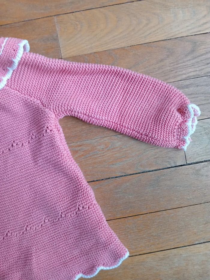 Blouse fille rose Shabby chic 6 mois - photo numéro 7