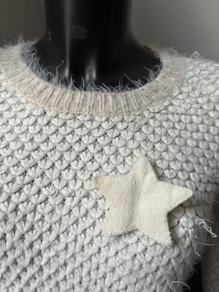 Pull blanc Mini Molly 10-12 ans - photo numéro 2