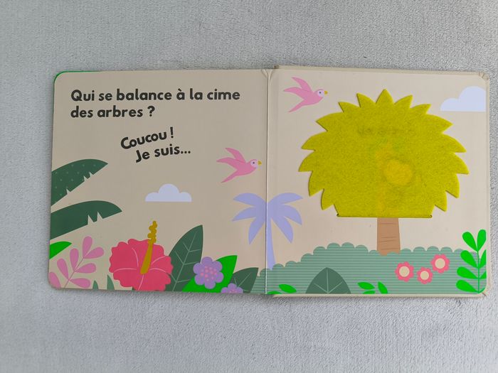 Livre à toucher Cache-cache dans la jungle - photo numéro 6