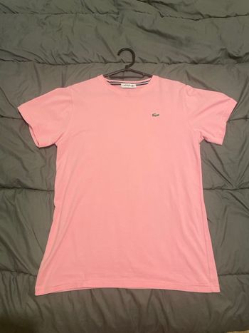 T-shirt Lacoste rose