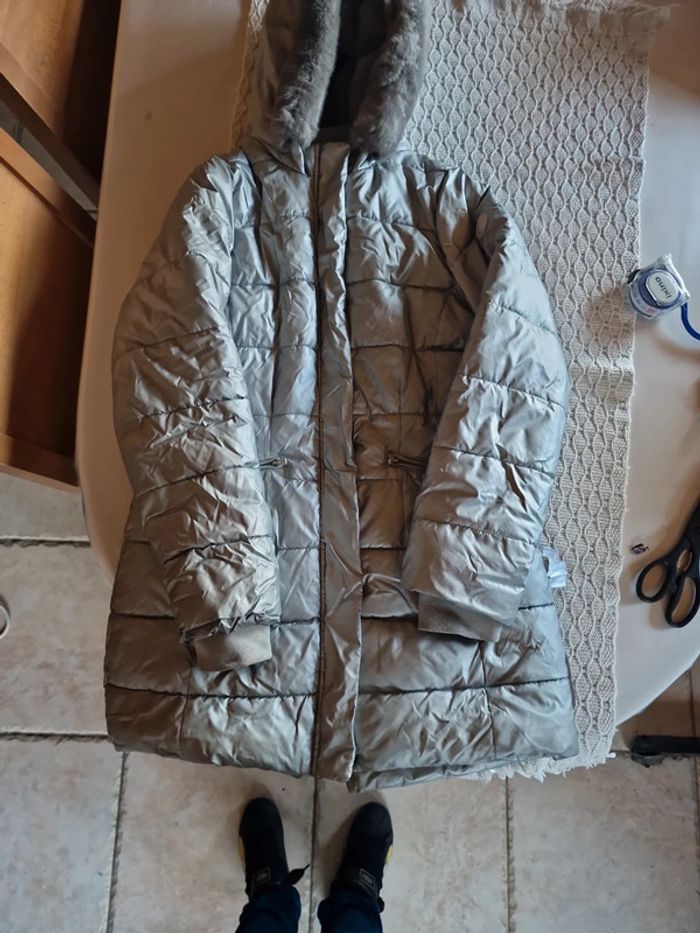 Parka fille gris - photo numéro 7