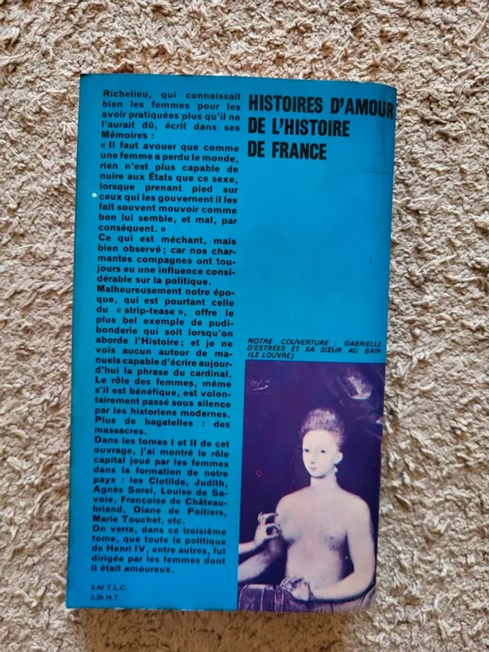 Lot de 5 livres "Histoires d'amour de l'histoire de France" de Guy Breton - 1965 - photo numéro 13