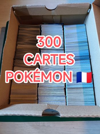 300 cartes Pokémon 