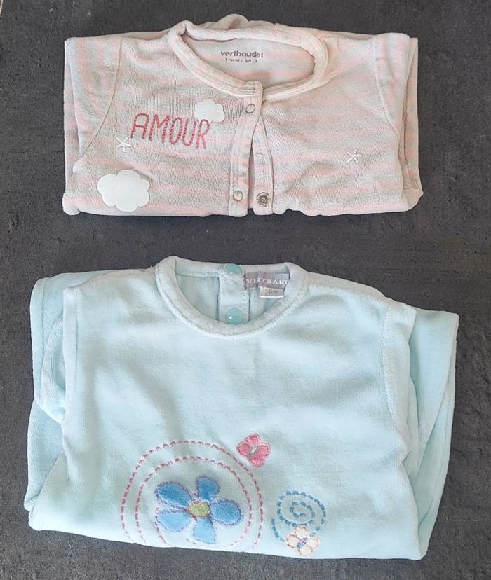 Lot pyjamas bébé fille