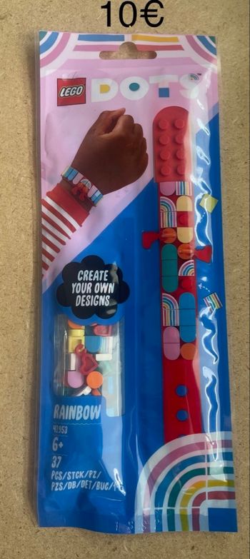 Lego DOTS 41953 Bracelet avec des Charms Arc en Ciel