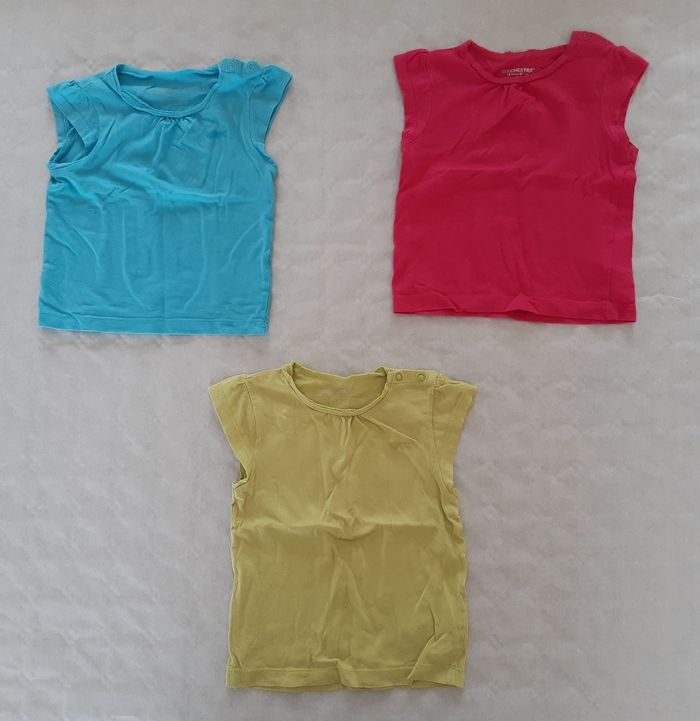 Lot de 3 tee shirts taille 18 mois