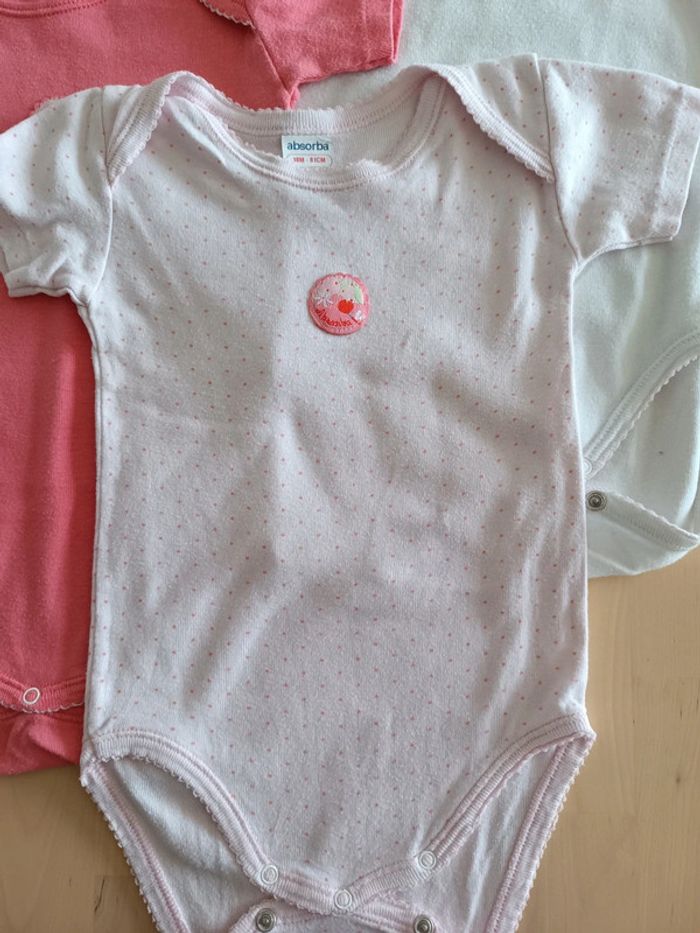Lot de 3 bodies 18 mois / 80cm - photo numéro 2
