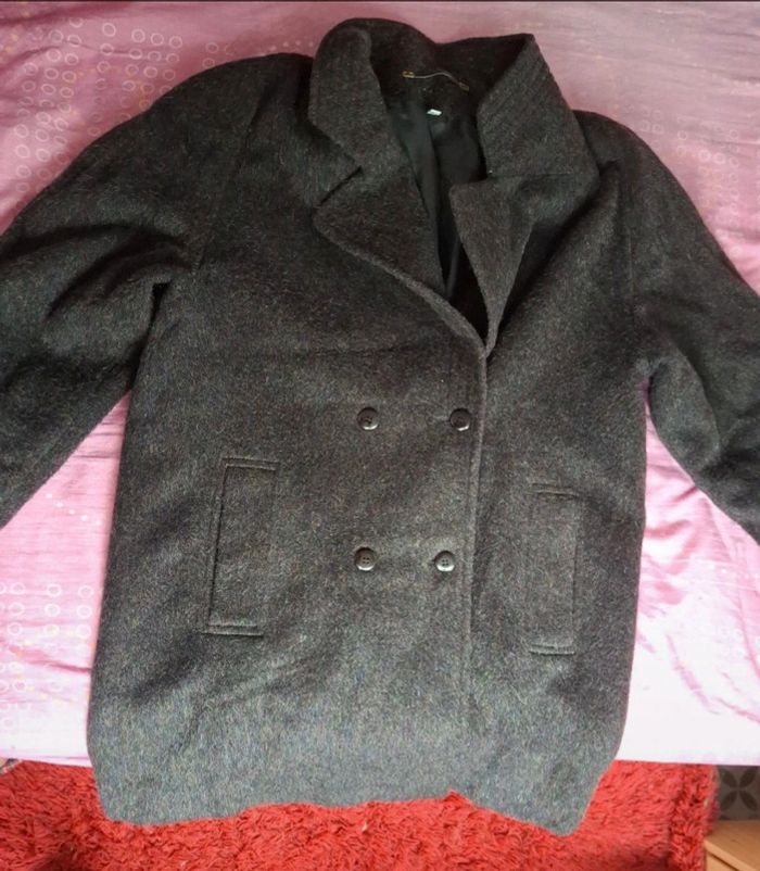 Manteau noir gris foncé - photo numéro 13