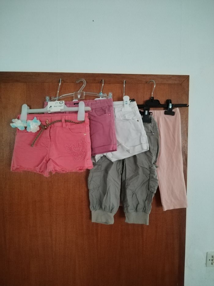 Lot de 5 shorts/pantacourt
