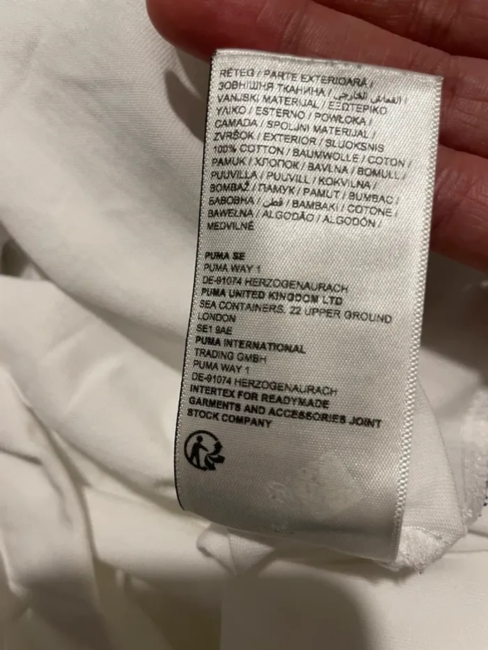 T-shirt Puma blanc logo rose neuf taille XL - photo numéro 10