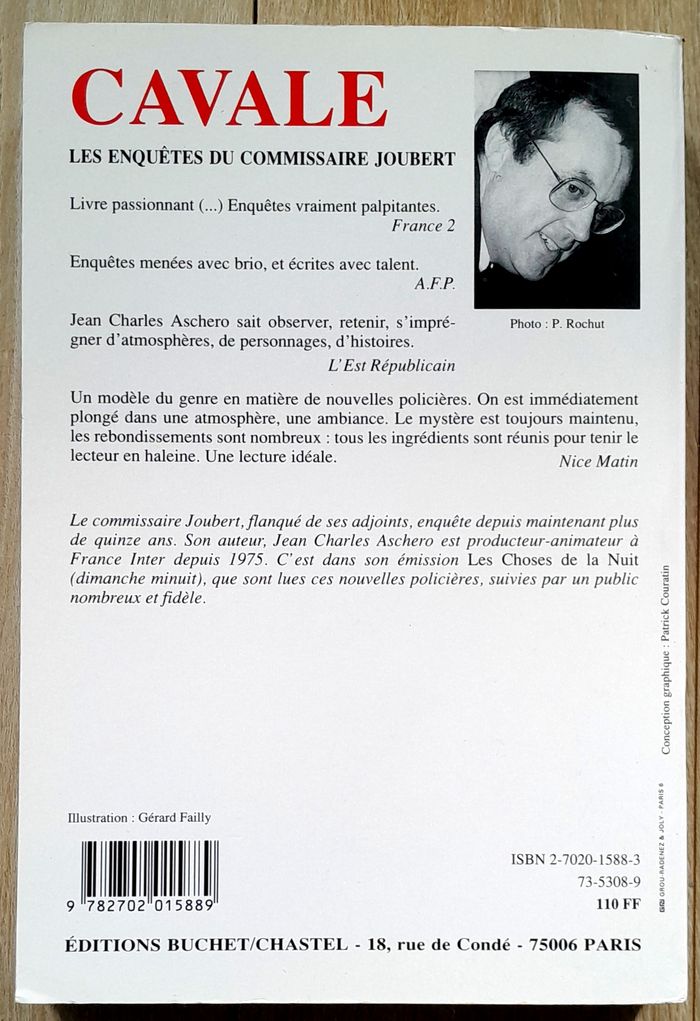 Jean Charles Aschero - Cavale - les enquêtes du commissaire Joubert - photo numéro 3