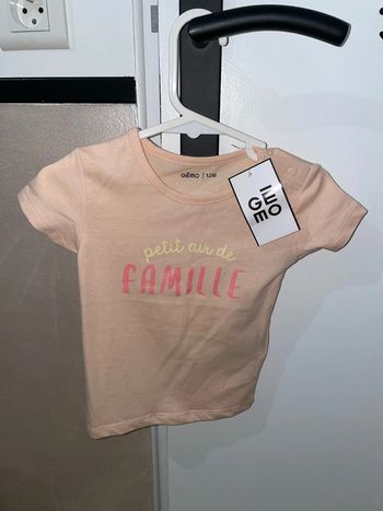 Tshirt petit air de famille 12 mois