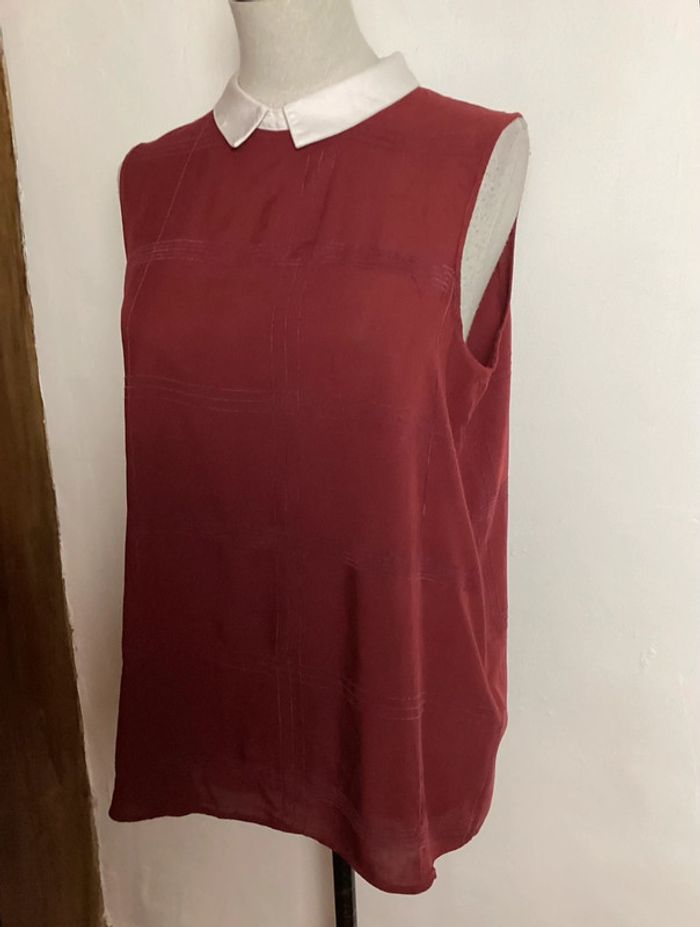 Blouse bordeaux Karl Marc John 38 - photo numéro 3