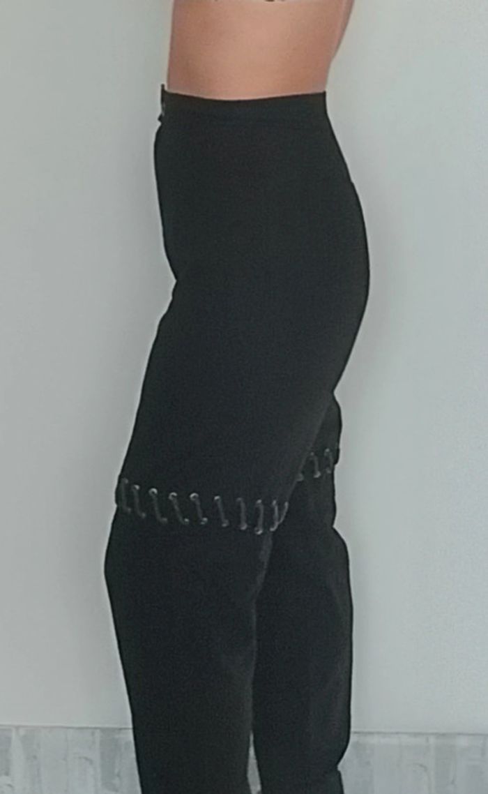 Pantalon large taille haute punk taille 38/40 - photo numéro 3