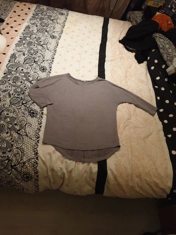 Haut gris manches 3/4