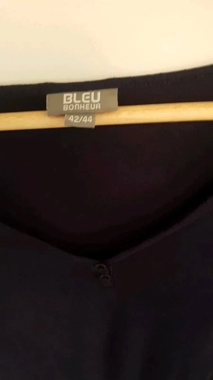 Tunique asymétrique marine taille 42/44 - photo numéro 2