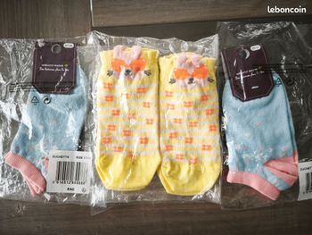 Lot 4 paires de socquettes Sergent Major 27-28 et 29-31