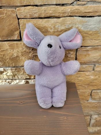 Peluche souris mauve