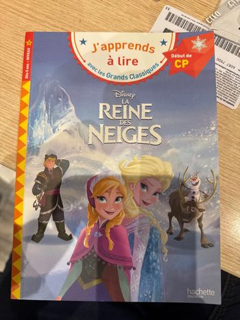 Livre, j’apprends à lire avec les grands classiques, la Reine des neiges