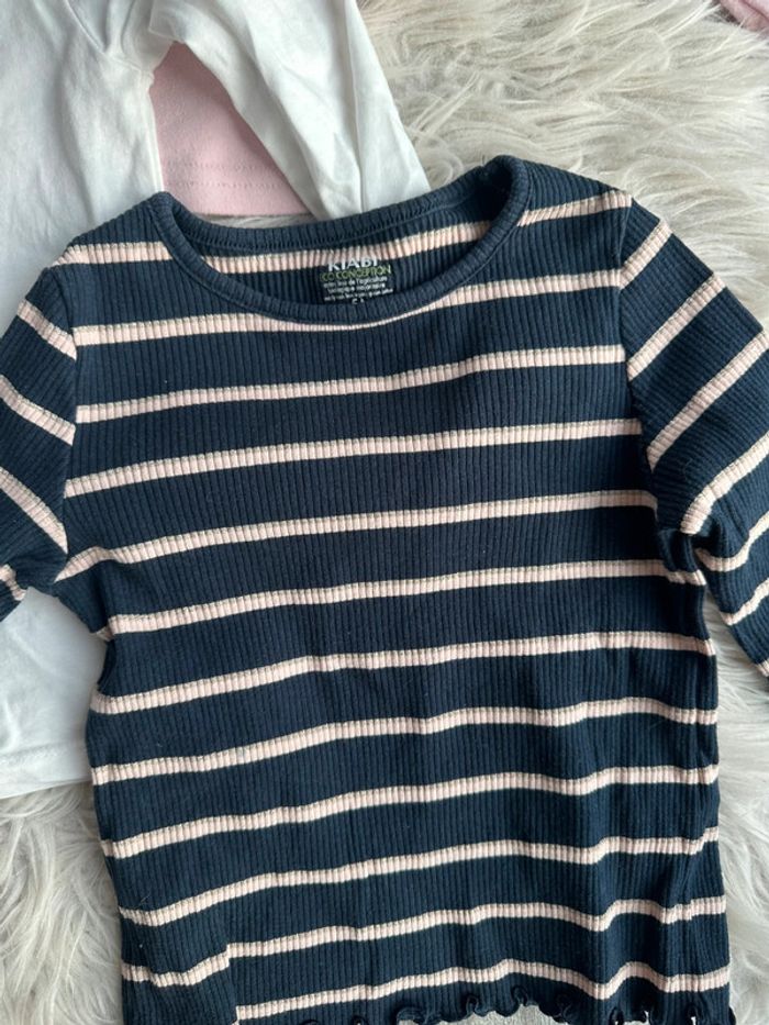 Lot de tee shirt fille 5 ans - photo numéro 2