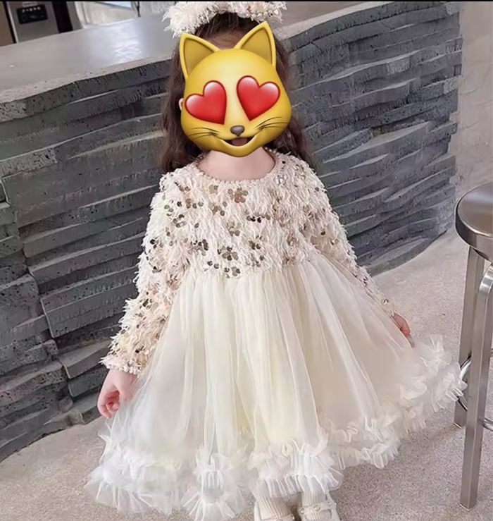 Magnifique robe de soirée pour filles de 5 ans - photo numéro 3