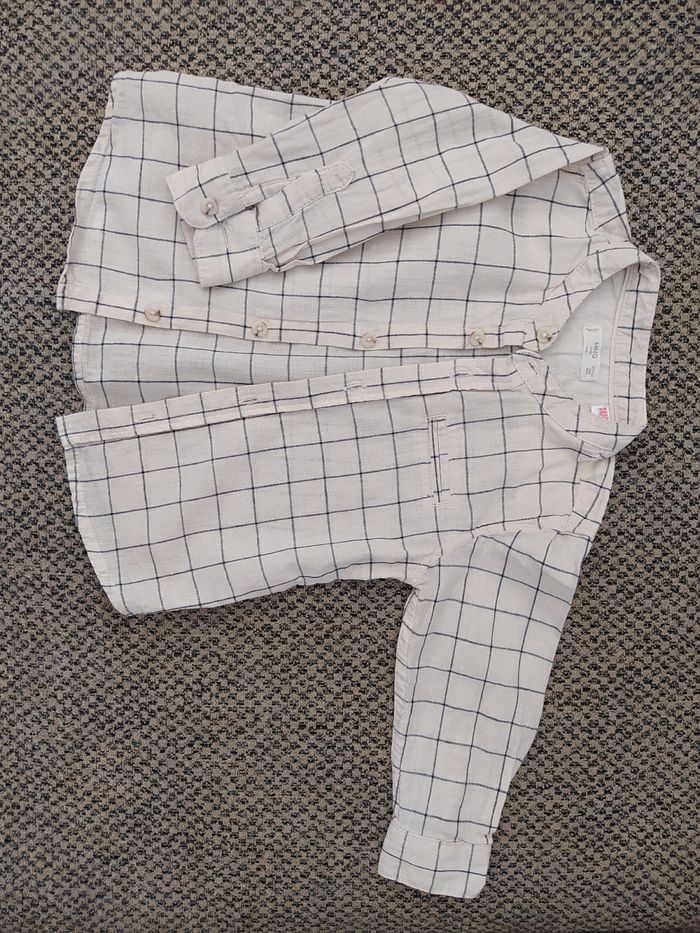 Chemise carreaux mango