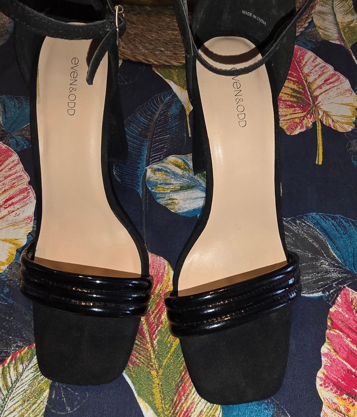 Escarpins a talons larges velours 39 - photo numéro 2