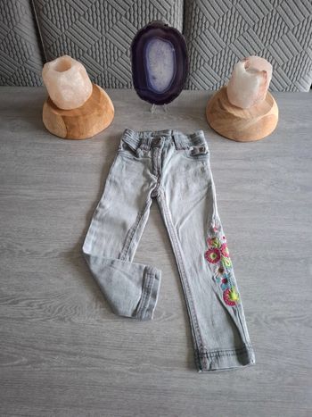 Pantalon jean slim gris orchestra 2 ans