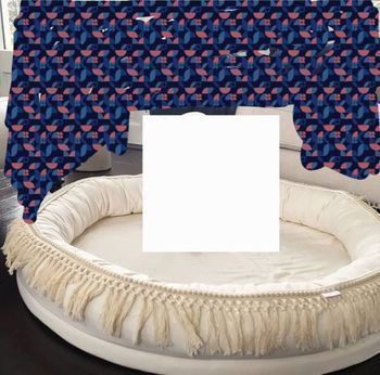 Tapis rond de jeu Boho vanilla 110cm En excellent état comme neuf