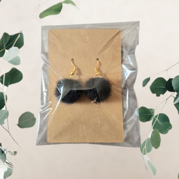Boucle d'oreille à pompon 16mm - Neuf 🍀