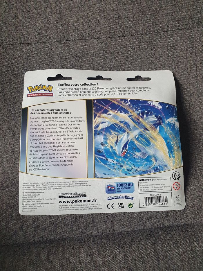 Tripack pokemon tempête argenté eb12 manaphy - photo numéro 2