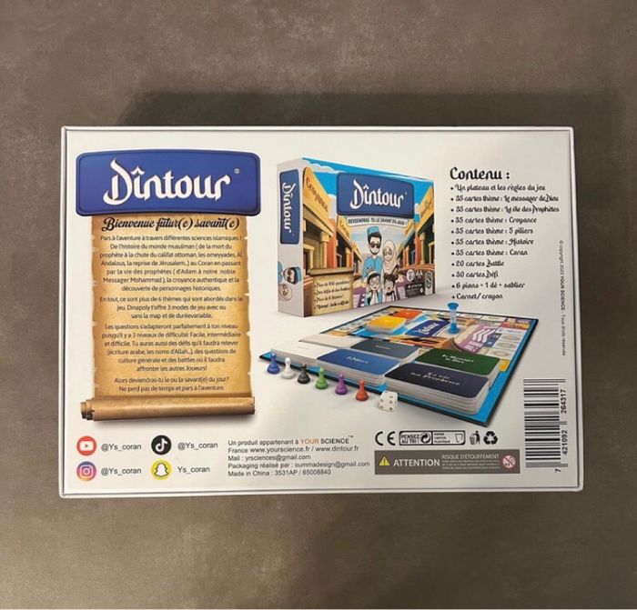 Jeu de société Dintour - photo numéro 2