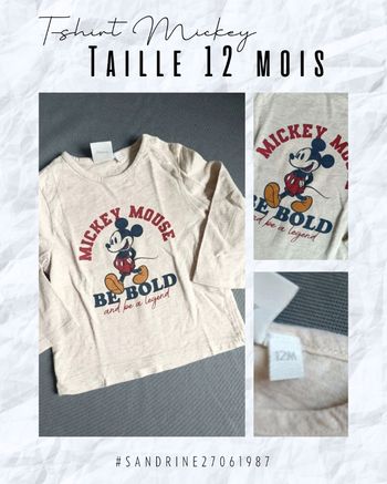 T-shirt manches longues Mickey