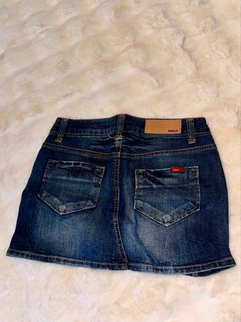 mini jupe en jean