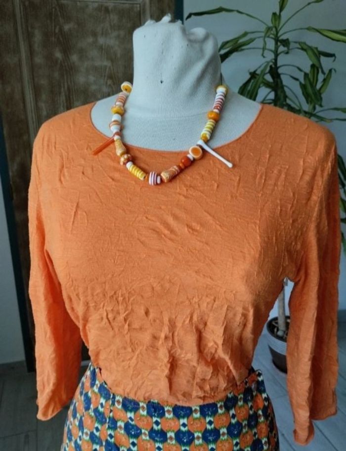 T-shirt effet froissé 🧡