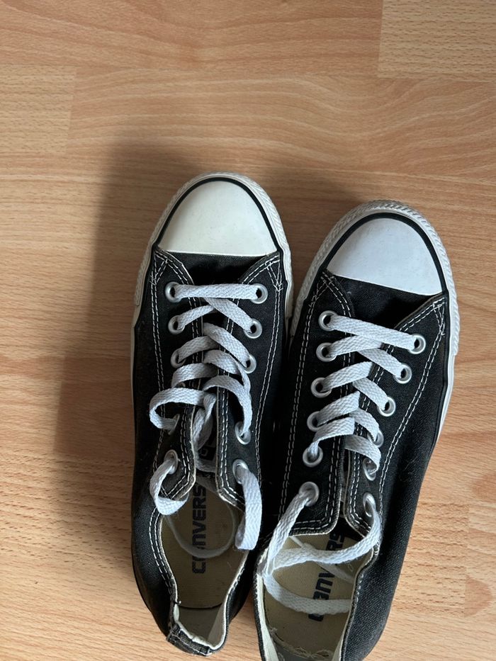 Chaussures Converses All Star Chuck Taylor noir femme pointure 37 - photo numéro 4