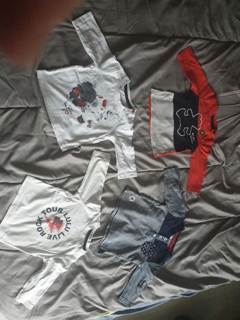 Lot de 4 tshirts 3 mois