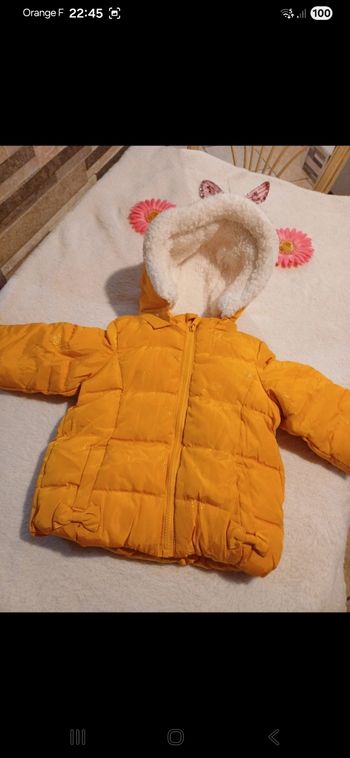 Manteau bébé taille 9 mois
