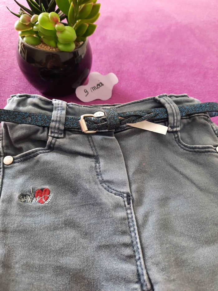Pantalon bleu 9 mois - photo numéro 2