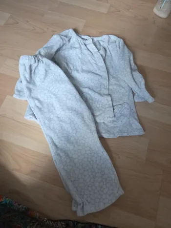 Pyjama 2ans fille gris
