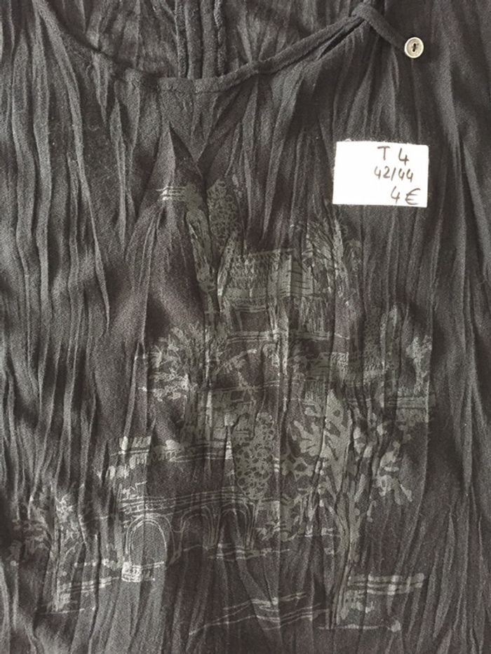 618-Blouse noire NEUVE T 42/44 - photo numéro 5