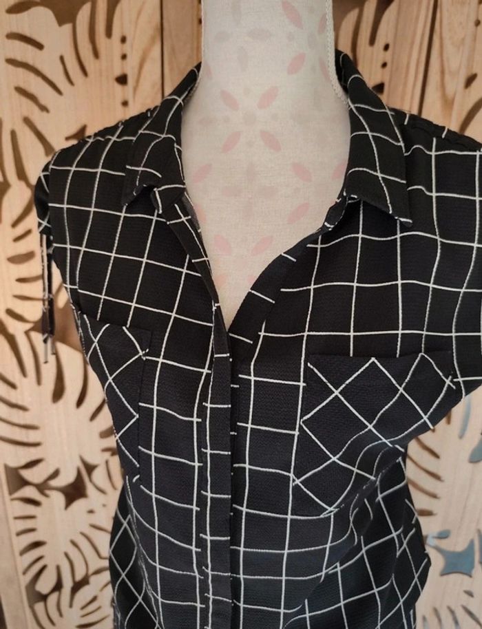 Robe à carreaux col chemise T XS Bonobo - photo numéro 4