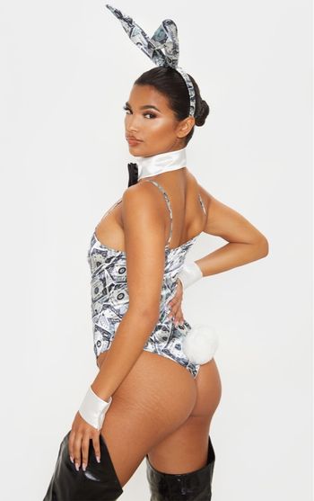 Body playmate en satin Prettylittlething