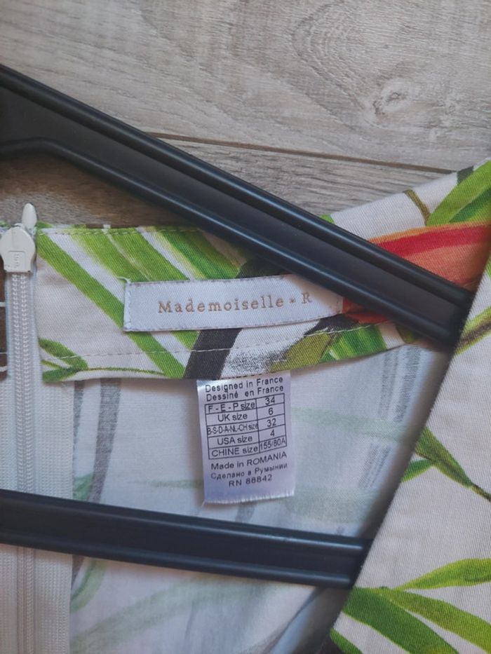 Robe mademoiselle R la redoute fleurs jungle t34 - photo numéro 2