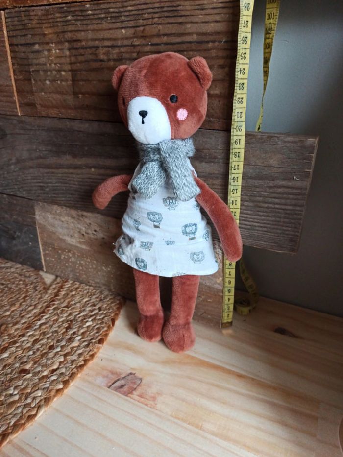 Peluche Monoprix madame ours tbe - photo numéro 4