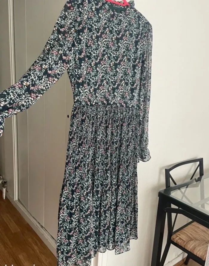 Robe mi-longue bohème fleurie Monoprix femme - photo numéro 6
