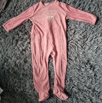 Grenouillère rose 24mois