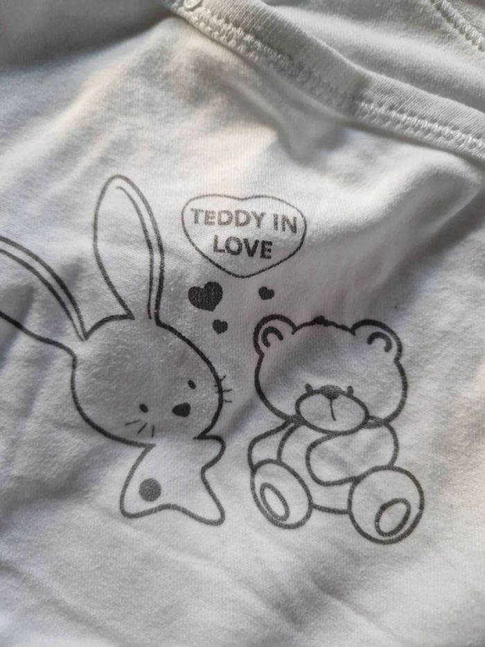 Ensemble mixte blanc naissance lapin 50 - photo numéro 2